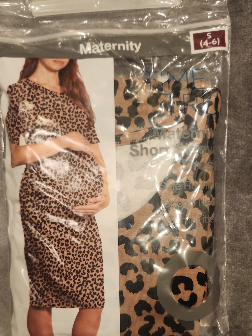 Leopard Print Maternity Skirt - Brown